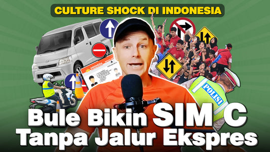 Bagaimana Bule Sukses Lulus Ujian SIM di  Indonesia? SIM C dan SIM A!